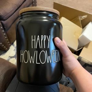 Rae Dunn dog treat canister